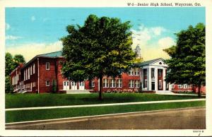 Senior High School Waycross Georgia 1941 Curteich