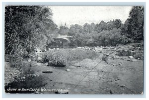 1917 Scene in Rock Creek Washington DC Posted Antique Cancel Postcard