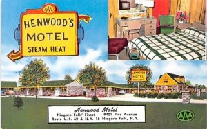 Henwood's Motel Niagara Falls, New York Postcard