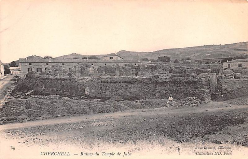 Ruines du Temple de Juba Cherchell Algeria Unused 