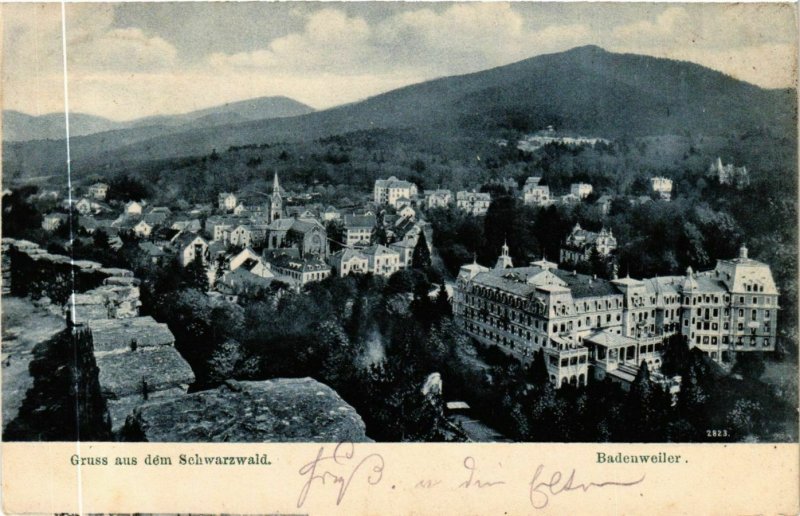 CPA AK Badenweiler Gruss aus dem Schwarzwald GERMANY (890930)
