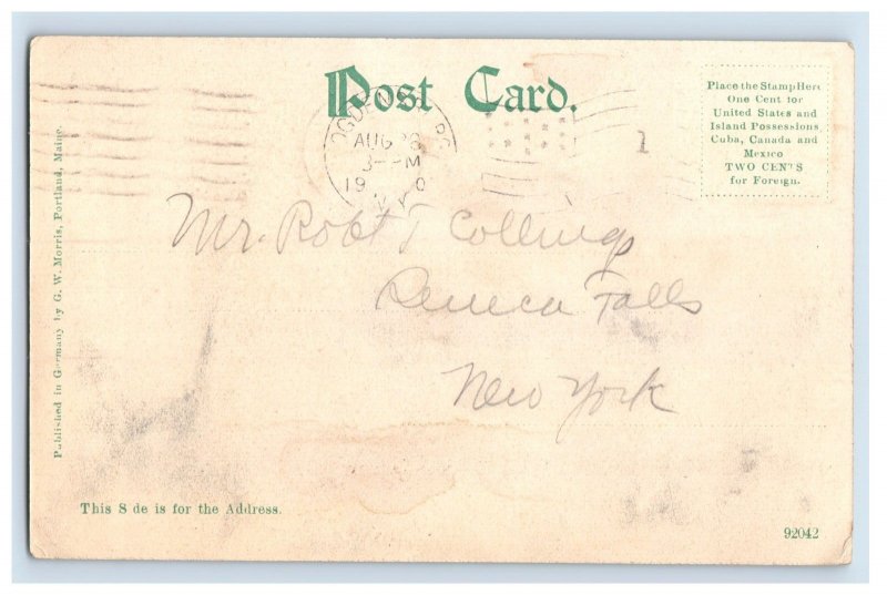 C. 1900-04 Post Office, Ogdensburg N.Y. Postcard P213E