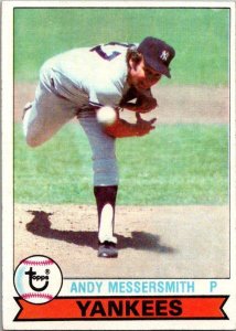 1979 Topps Baseball Card Andy Messersmith New York Yankees