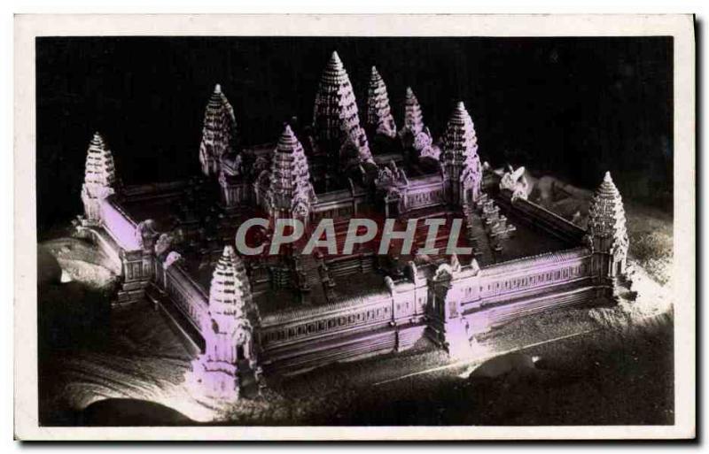 Old Postcard Exposition Coloniale Internationale Paris Indochina Angkor Wat