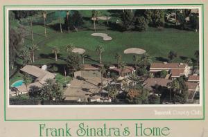 Frank Sinatras Palm Springs Home Sinatra Famous House Postcard