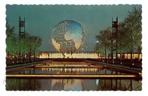 NY - NY World's Fair 1964-65. Unisphere, Fountain of the Continents