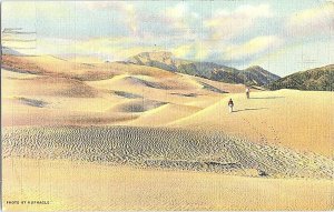 Sand Dune Nat'l Monument San Luis Valley CO Vintage Postcard Standard View Card 