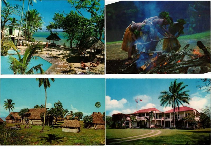 FIJI OCEANIA SOUTH PACIFIC 75 Vintage Postcards Mostly pre-1980 (L2693)