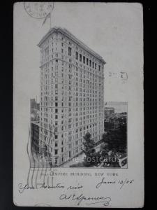 America NEW YORK Empire Building c1905 Old Postcard by Blanchard Press