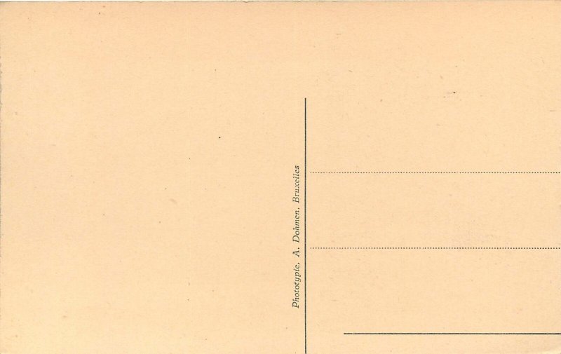 Belgium Bruxelles North Station tramway Postcard