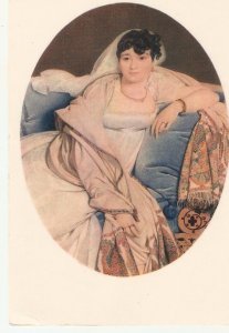 Ingres. Portrait de Mme Riviere Fine art, painting, modern French postcard