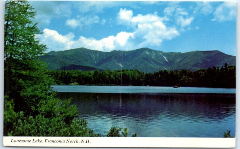 Postcard - Lonesome Lake, Franconia Notch - Lincoln, New Hampshire