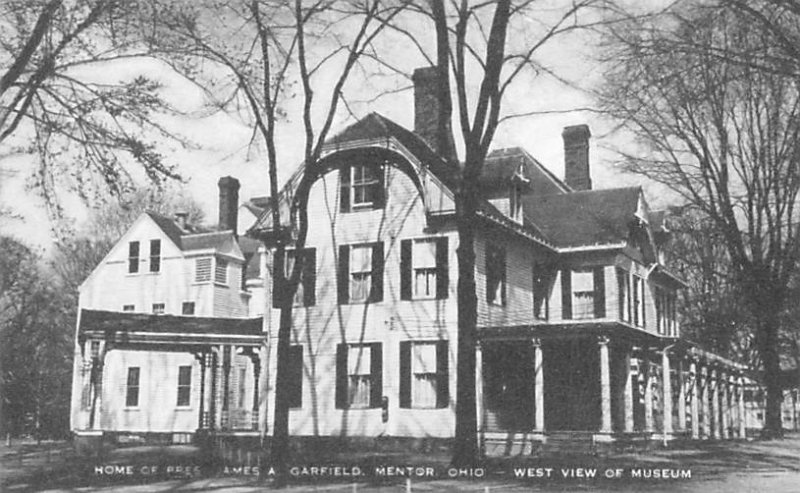 Home of President James A. Garfield West View of Museum Mentor, Ohio USA View...