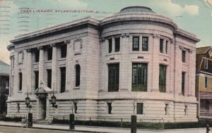 ATLANTIC CITY, New Jersey, PU-1910; Free Library