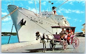 Postcard - S. S. Bahama Star, Eastern Steamship Corp - Nassau, Bahamas
