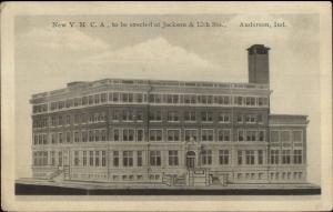 Anderson IN Architects Redendering of New YMCA c1910 Postcard rpx