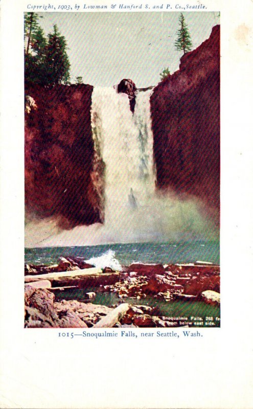 Washington Seattle Snoqualmie Falls 1906
