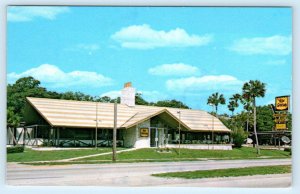 DAYTONA BEACH, FL Florida  ~ Roadside SIR STEAK RESTAURANT & Bar 1973 Postcard