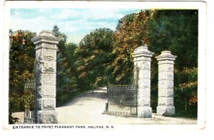 Entrance to Point Pleasant Park Halifax, Nova Scotia,