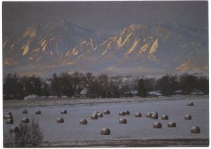 US Colorado. Boulder Flatiron.  Mint Card. Beautiful Colorado.