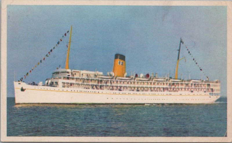 Postcard Ship SS Florida Miami Nassau Cruises