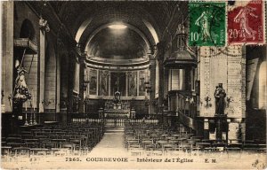 CPA Courbevoie Interieur de l'Eglise (1314313)