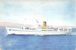 MN Franca C Costa Line Ship Unused 