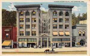 Dugan Stuart Building Hot Springs Arkansas 1922 postcard