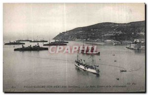 Old Postcard Villefranche Sur Mer (Alpes Maritimes) The Rade Wing of the Medi...