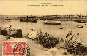 CPA AK Rabat - Rabat-Sale - Les Bords du Bou-Regreg et Sale MAROC (963727)