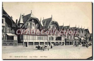 Old Postcard Berck Beach Villas