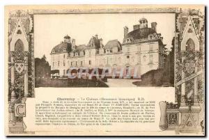 Old Postcard Cheverny Chateau Historical Monument