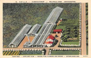 Milldale Connecticut Grillo Greenhouses Postcard Club Vintage Postcard AA31498