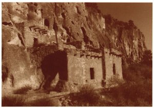 Postcard Bandelier National Monument Talus House Frijoles Canyon New Mexico