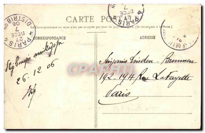 Postcard Old Church St Maur Luneville