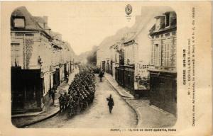 CPA Guerre 1914-1915 DOULLENS Departs des Allemands le (295225)