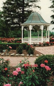Vintage Postcard 1910's Richmond Aars Rose Garden Glen Miller Park Indiana IND
