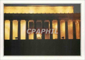 Modern Postcard USA The Washington memorial of Abraham Lincoln