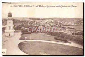 Old Postcard Sainte Adresse Le Vallon Ignauval seen Lighthouse Plateu