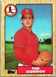 1987 Topps Baseball Tim Conroy Smith St Louis Cardinals sk18012