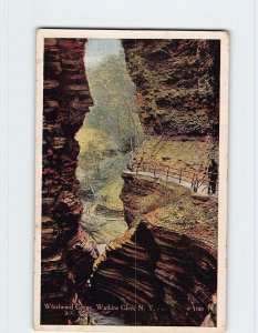 Postcard Whirlwind Gorge, Watkins Glen, New York