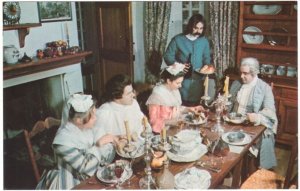Dinner Time, Fortress Of Louisbourg, Nova Scotia, Vintage Chrome Postcard