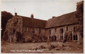 MINSTER IN THANET KENT UK SOUTH FRONT OF ABBEY E A SWEETMAN REAL PHOTO POSTCARD