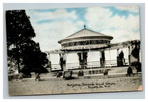 Vintage 1910 Colorized Photo Postcard Pergola Grand View Drive Peoria Illinois