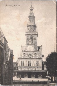 Netherlands De Waag Alkmaar Vintage Postcard 09.35