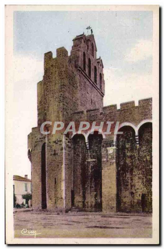 Old Postcard Les Saintes Maries De La Mer The chapel