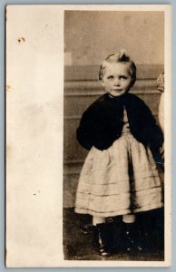 Postcard RPPC c1910s Hamilton Ontario Young Girl In Dress Gainsborough Studio