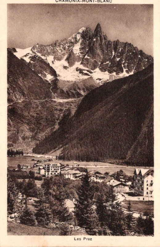 France Chamonix-Mont-Blanc Vue Generale Les Praz