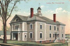 c.1916 Emerson Hall Castine Maine Postcard 2R4-220 