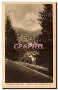 Old Postcard Baden Baden Blick vom Fresenberg